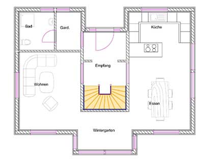 Winterhaus Typ SUN Haustyp SUN